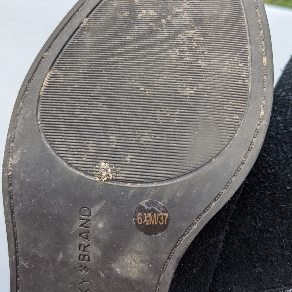 LUCKY BRAND Fenley black suede ankle booties - Picture 10 of 11
